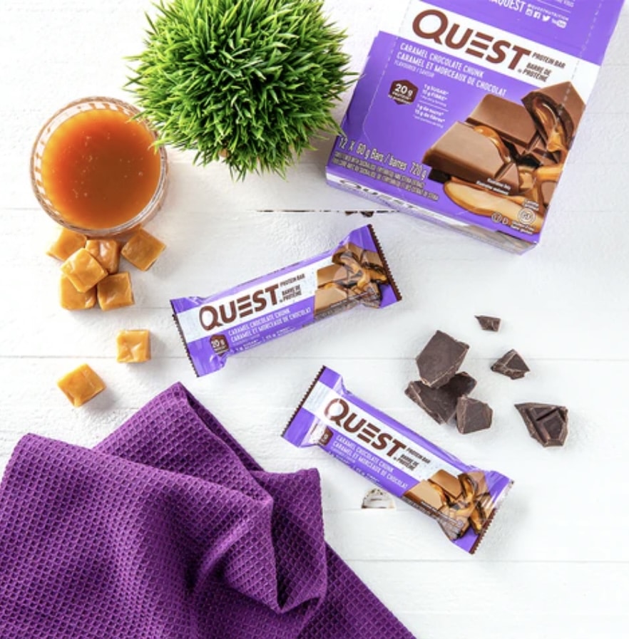 Sugar free chocolate chunk protein bars online Australia. Shop quest protein bars on the Holistic Health Store