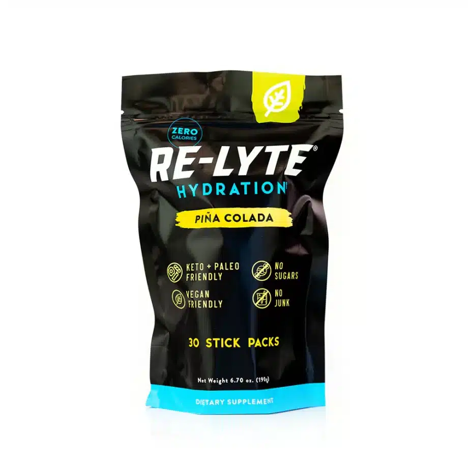 Pina colada Relyte electrolytes Australia. Shop the Holistic Health Drink Store Online for all relyte electrolyte single serve packs